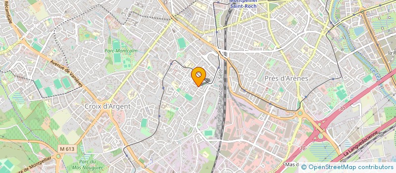 localisation de l'entreprise ALLIANCE  MONTPELLIER