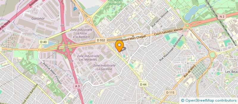 localisation de l'entreprise ALLIANCE à AULNAY-SOUS-BOIS