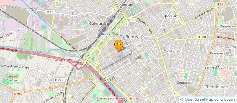 localisation de l'entreprise ALLIANCE à REIMS
