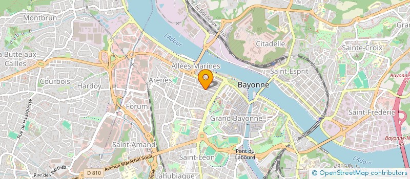 localisation de l'entreprise ALLIANCE à BAYONNE
