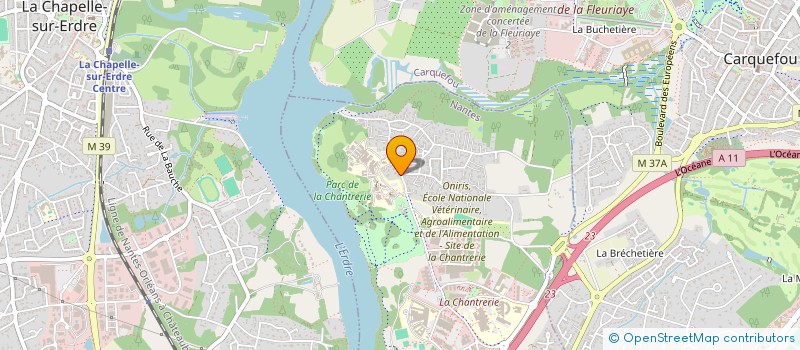 localisation de l'entreprise ALLIANCE à NANTES