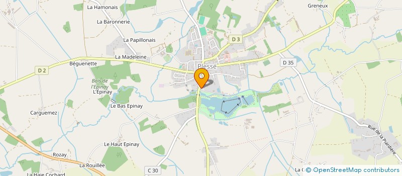 localisation de l'entreprise ALLIANCE  PLESSE