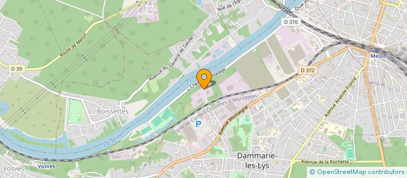 localisation de l'entreprise ALLIANCE à DAMMARIE-LES-LYS