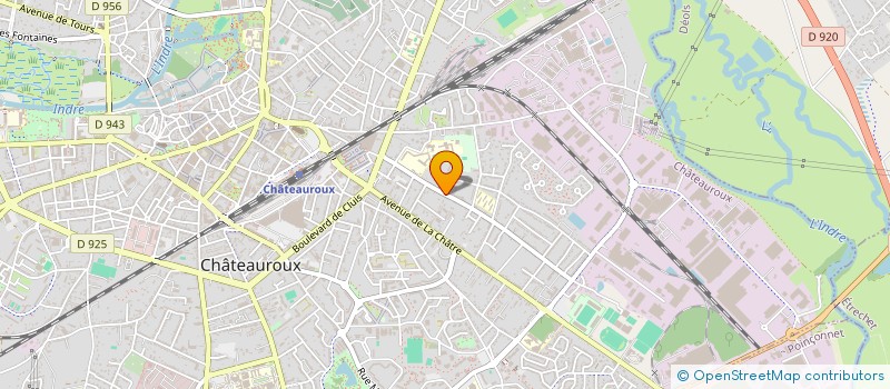 localisation de l'entreprise ALLIANCE à CHATEAUROUX
