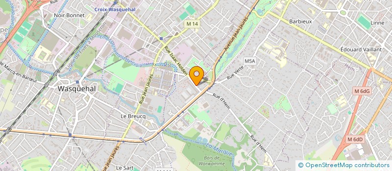 localisation de l'entreprise ALLIANCE  CROIX