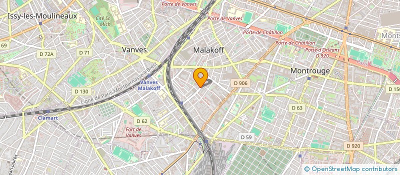 localisation de l'entreprise ALLIANCE  MALAKOFF