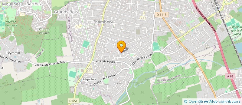 localisation de l'entreprise ALLIANCE  VILLENAVE-D'ORNON