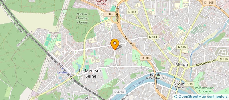 localisation de l'entreprise ALLIANCE ACTIVITES INFORMATIQUES COMPTAB à LE MEE-SUR-SEINE