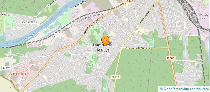 localisation de l'entreprise ALLIANCE AFFAIRES COURTAGE à DAMMARIE-LES-LYS