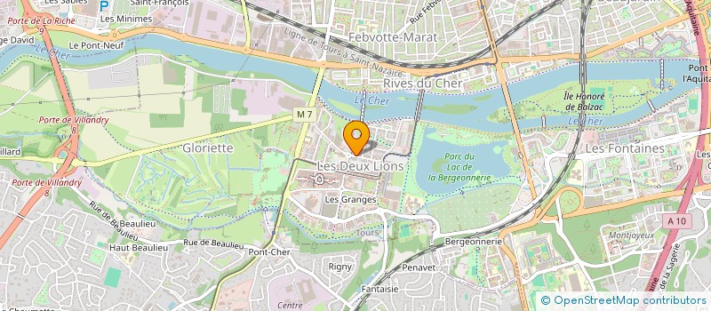 localisation de l'entreprise ALLIANCE AFRICAINE à TOURS