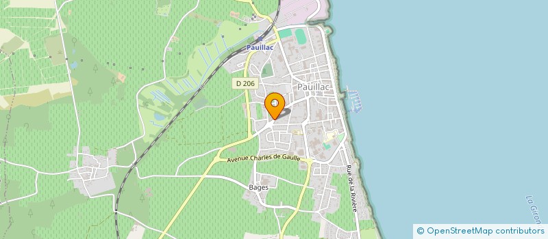 localisation de l'entreprise ALLIANCE AMBULANCES à PAUILLAC