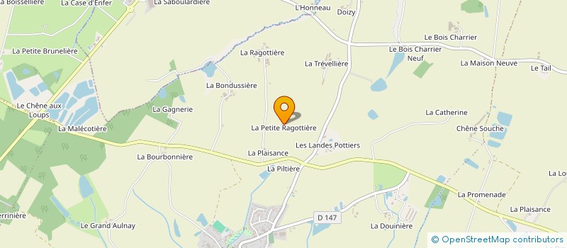 localisation de l'entreprise ALLIANCE ARTISANS à SEVREMOINE