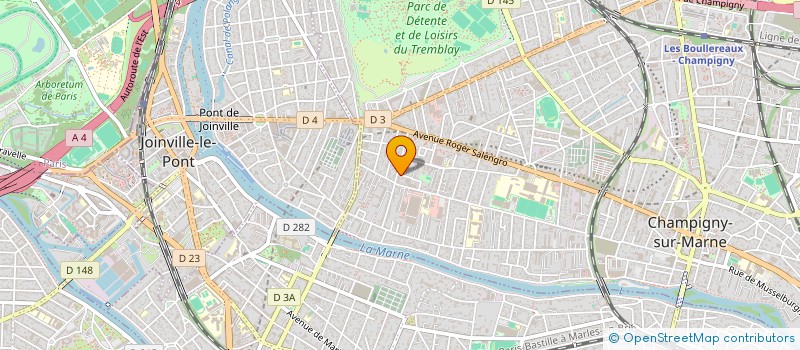 localisation de l'entreprise ALLIANCE ASSURANCE à CHAMPIGNY-SUR-MARNE