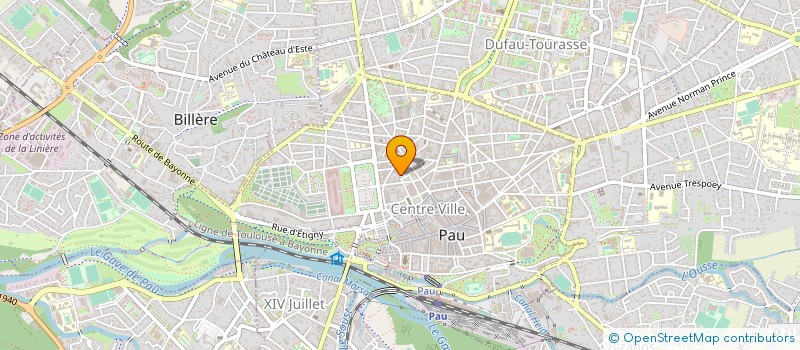 localisation de l'entreprise ALLIANCE ATLANTIQUE PYRENEES à PAU