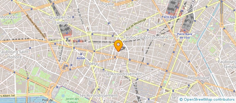localisation de l'entreprise ALLIANCE AU SERVICE DES COMMISSAIRES PRISEURS à PARIS