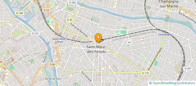 localisation de l'entreprise ALLIANCE AUDIT à SAINT-MAUR-DES-FOSSES