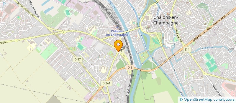 localisation de l'entreprise ALLIANCE AUTO  CHALONS-EN-CHAMPAGNE
