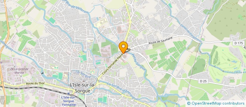 localisation de l'entreprise ALLIANCE AUTOMOBILE DIFFUSION à L'ISLE-SUR-LA-SORGUE