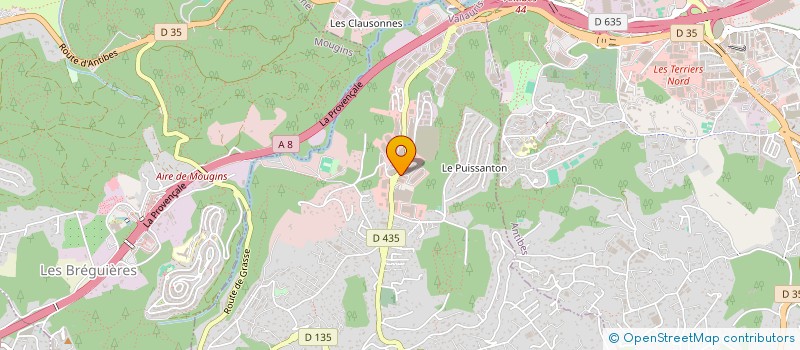 localisation de l'entreprise ALLIANCE AUTOMOTIVE GRAND SUD à LA GARDE