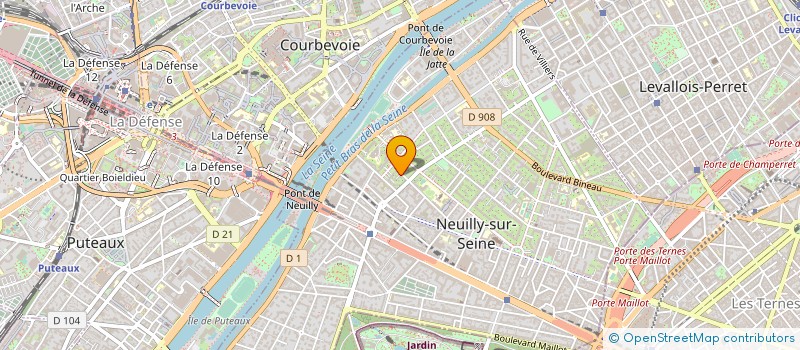 localisation de l'entreprise ALLIANCE AUTOS à NEUILLY-SUR-SEINE