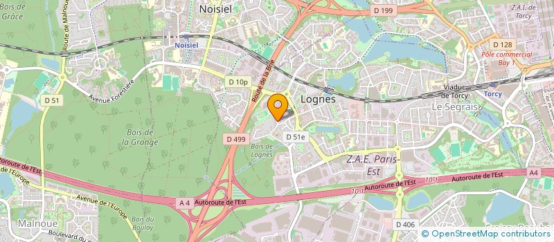 localisation de l'entreprise ALLIANCE BAPTISTE EVANGELIQUE PARIS E-N à LOGNES