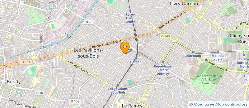 localisation de l'entreprise ALLIANCE BASOCHE IMMOBILIERE à LES PAVILLONS-SOUS-BOIS