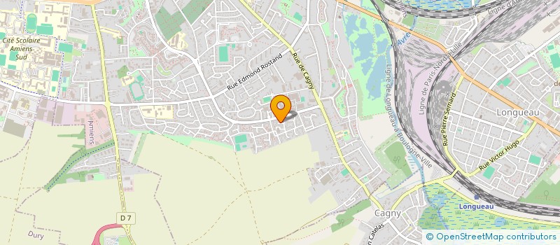 localisation de l'entreprise ALLIANCE BATIMENT à AMIENS