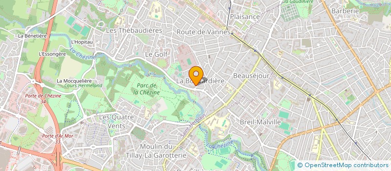 localisation de l'entreprise ALLIANCE BATIMENT à SAINT-HERBLAIN