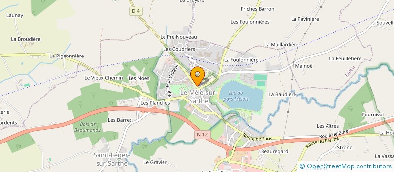 localisation de l'entreprise ALLIANCE BIO NORMANDIE à LE MELE-SUR-SARTHE