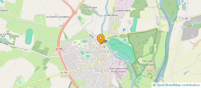 localisation de l'entreprise ALLIANCE BONSERGENT  LE LION-D'ANGERS