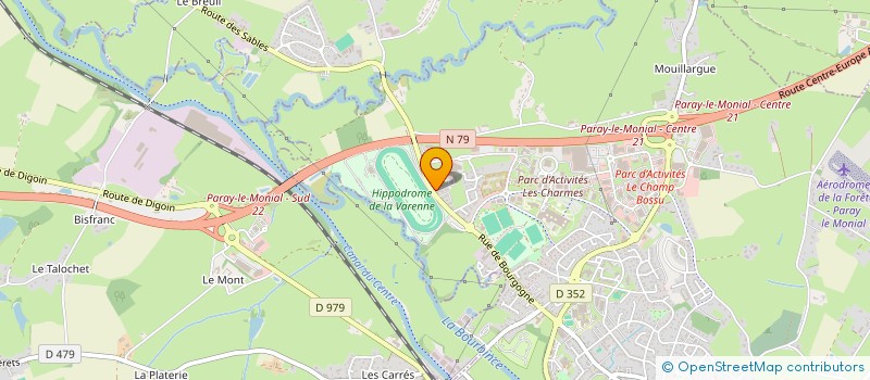 localisation de l'entreprise ALLIANCE BOURGOGNE GALOP  PARAY-LE-MONIAL