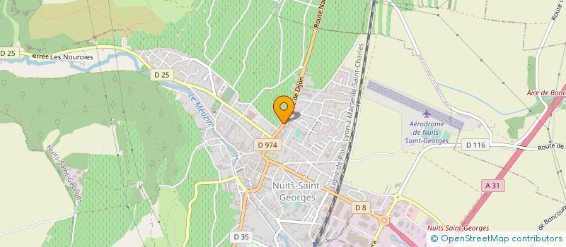 localisation de l'entreprise ALLIANCE BOURGOGNE PASSION à NUITS-SAINT-GEORGES
