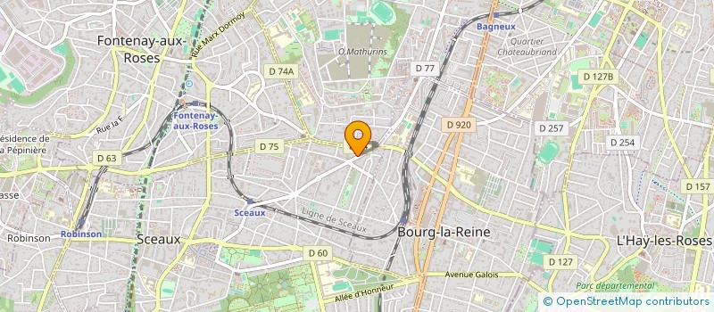 localisation de l'entreprise ALLIANCE BRISEE à SCEAUX