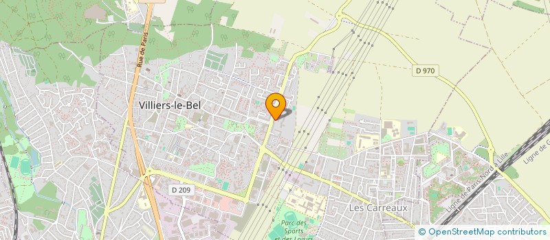 localisation de l'entreprise ALLIANCE BTP à SARCELLES