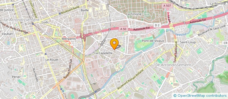 localisation de l'entreprise ALLIANCE BTP à MARSEILLE