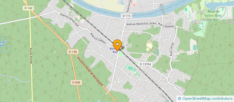 localisation de l'entreprise ALLIANCE BTP  BOIS-LE-ROI