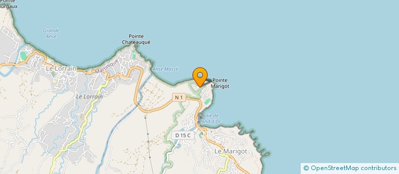 localisation de l'entreprise ALLIANCE BTP CONSTRUCTION à MARIGOT