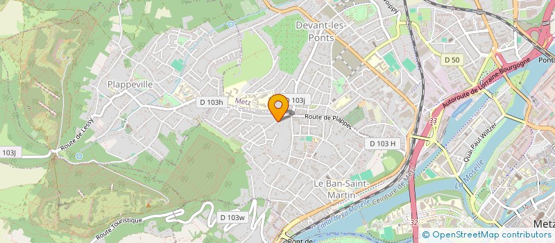 localisation de l'entreprise ALLIANCE CBG  LE BAN-SAINT-MARTIN