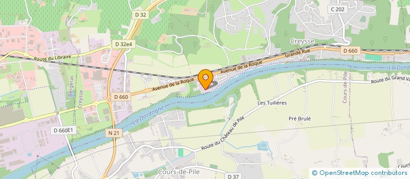 localisation de l'entreprise ALLIANCE CEB  CREYSSE