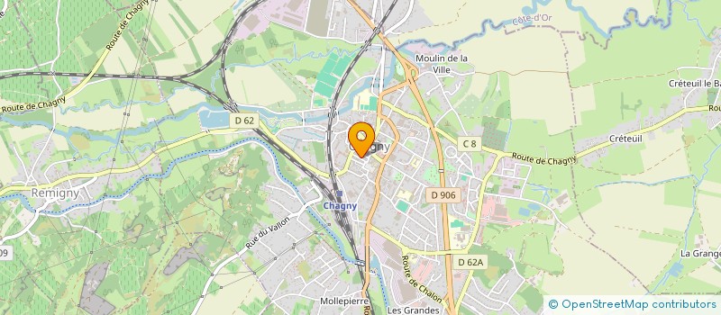 localisation de l'entreprise ALLIANCE CHAGNY SPORTS à CHAGNY