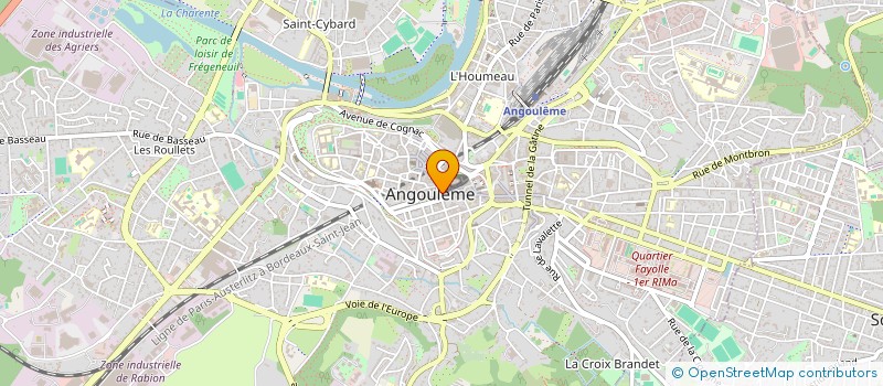 localisation de l'entreprise ALLIANCE CHARENTE SARL à ANGOULEME
