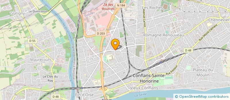 localisation de l'entreprise ALLIANCE CLIM ET TECHNIQUES à CONFLANS-SAINTE-HONORINE