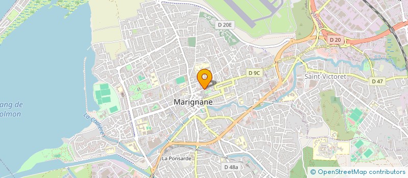 localisation de l'entreprise ALLIANCE COIFF à MARIGNANE
