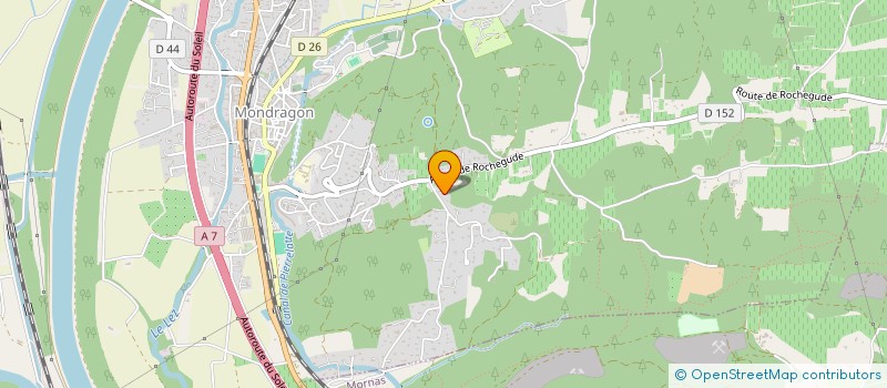 localisation de l'entreprise ALLIANCE COIFFURE  MONDRAGON