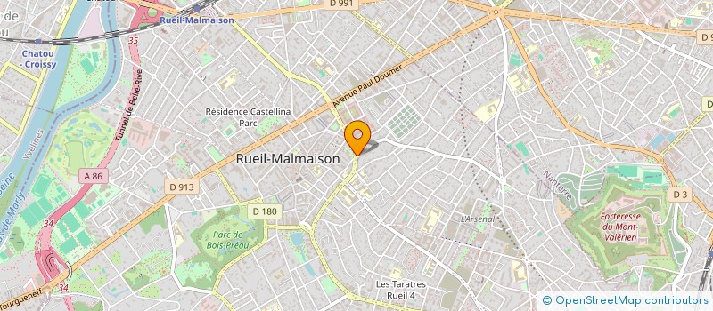 localisation de l'entreprise ALLIANCE COIFFURE à RUEIL-MALMAISON