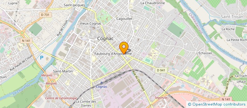 localisation de l'entreprise ALLIANCE COMMISSARIAT AUX COMPTES à COGNAC