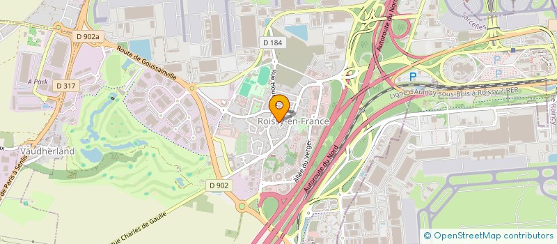 localisation de l'entreprise ALLIANCE COMMUNICATION  ROISSY-EN-FRANCE