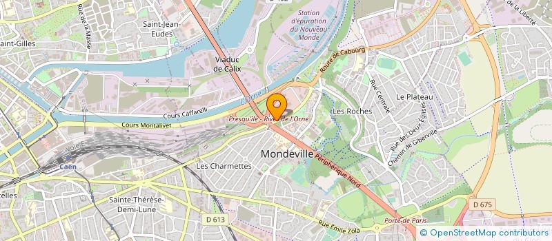 localisation de l'entreprise ALLIANCE COMPOSITE BOIS à MONDEVILLE