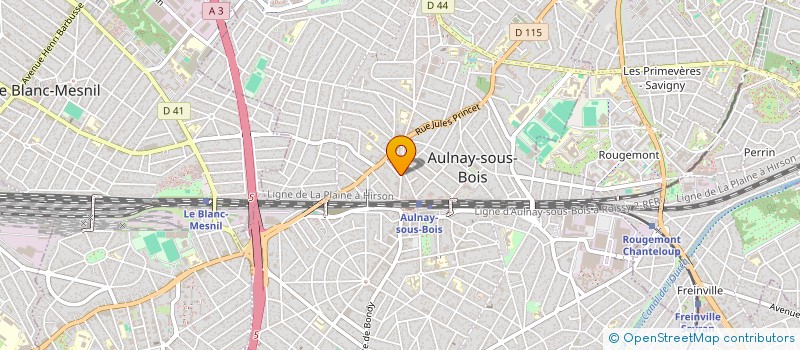localisation de l'entreprise ALLIANCE COMPUTER COMMUNICATION à AULNAY-SOUS-BOIS