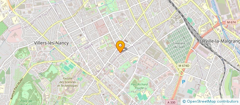 localisation de l'entreprise ALLIANCE/CONFIANCE  NANCY